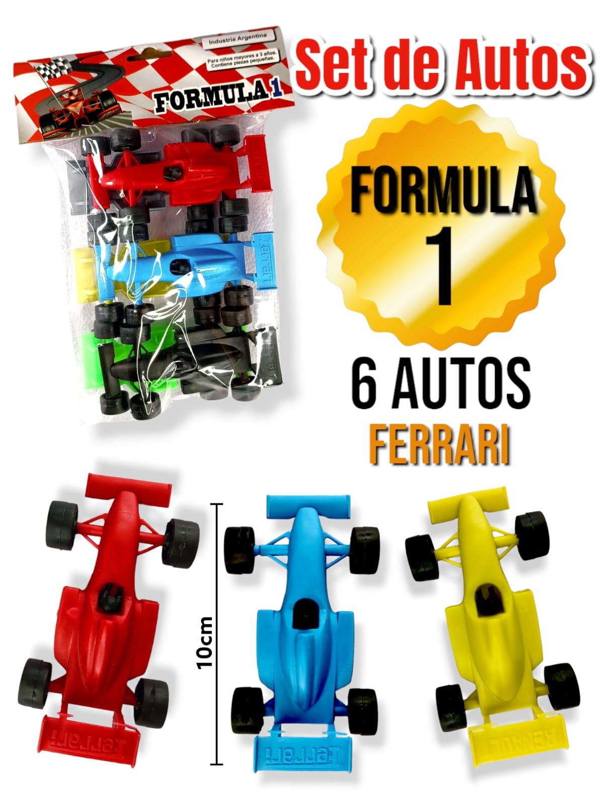 Set Auto Formula 1 x 6 AUTOS